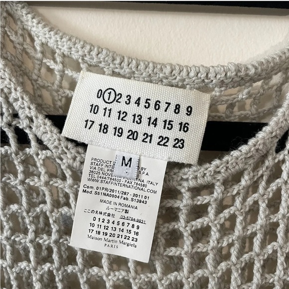 Maison Margiela Wool Crochet Bodysuit BNWT - Picture 3 of 7